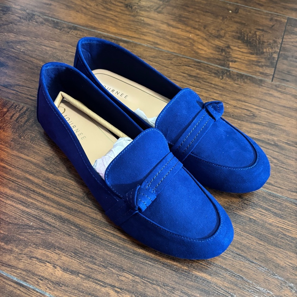 Journee Collection Royal Blue Loafers